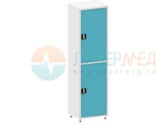 Шкаф медицинский двухсекционный одностворчатый ШМ СКБ-1М 